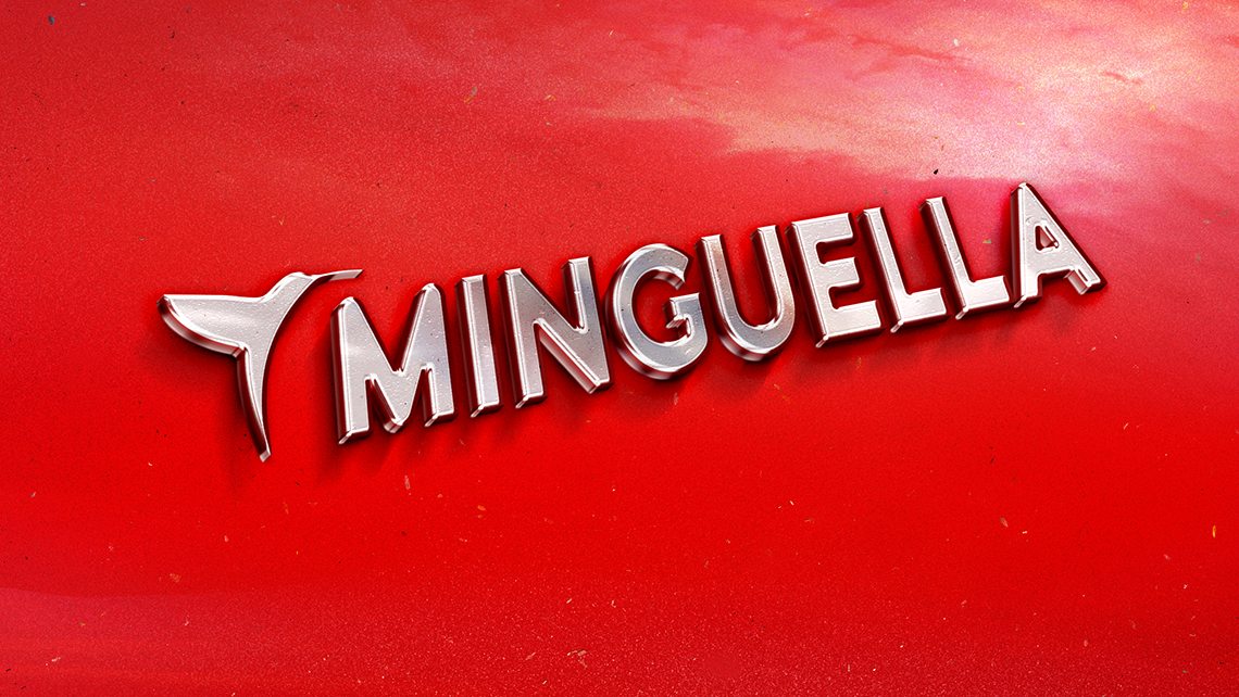 Minguella - Logotipo sobre textura - EADe