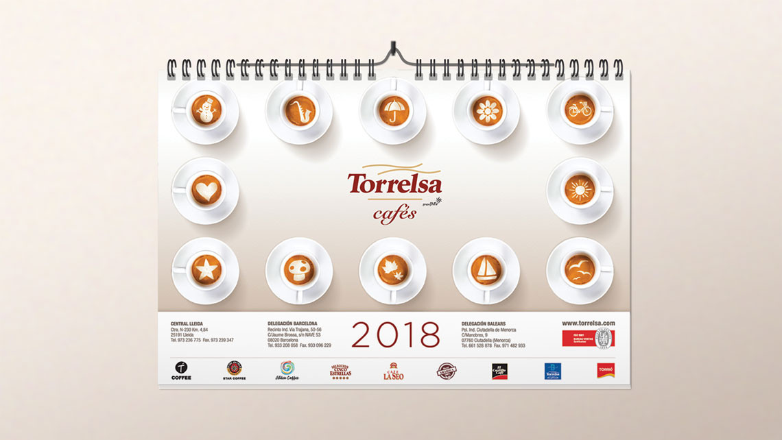 Torrelsa cafés - Calendari 2018 - EADe